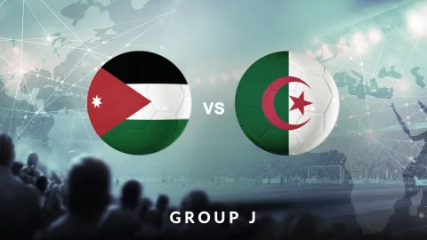 Jordan vs Algeria - Group J - Football World Cup 2026 - Group Stage - Match 44