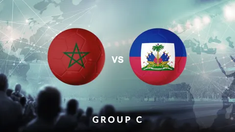 Morocco vs Haiti - Group C - Football World Cup 2026 - Group Stage - Match 50