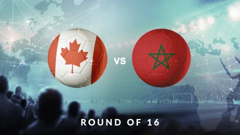 Canada vs Morocco - Football World Cup 2026 - Round of 16 - Match 90