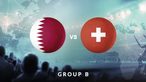 Qatar vs Switzerland - Group B - Football World Cup 2026 - Group Stage - Match 8