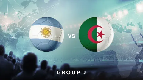 Biglietti Argentina vs Algeria - Gruppo J - Mondiali di Calcio 2026 - Fase a gironi - Partita 19