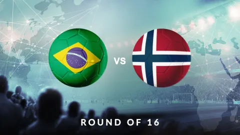 Brazil vs Norway - Football World Cup 2026 - Round of 16 - Match 91