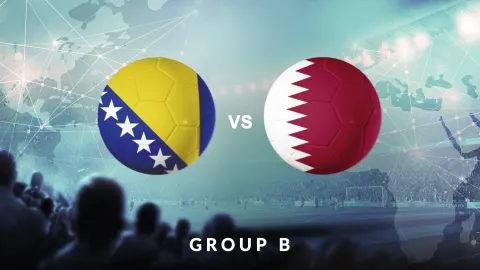Bosnien und Herzegowina vs Katar - Gruppe B - Fußball-Weltmeisterschaft 2026 - Gruppenphase - Spiel 52