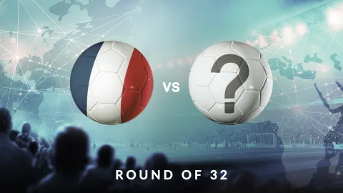 France vs 3C/D/F/G/H - Football World Cup 2026 - Round of 32 - Match 77